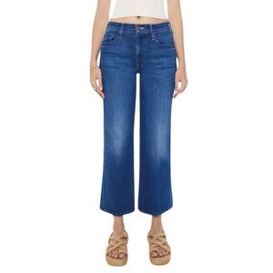 MOTHER The Mid Rise Rambler Zip Ankle Jean In Coastal Colors Wash Size 25